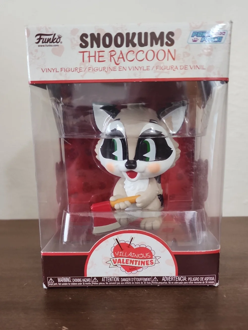 Funko Snookums The Raccoon Vinyl Figure - White, Black & Green